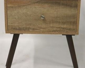 773 - Contemporary one drawer stand 25 x 17 3/4 x 14