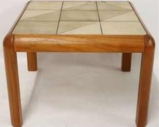 788a - Gangso Mobler Danish Teak Top Tile Table 27 x 27 x 19