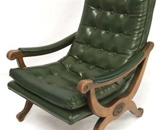 809 - Vintage tufted lounge chair 38 1/2 x 30 x 26