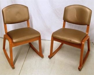 848x - Vintage rocking chairs 33 tall