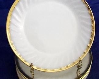 1015 - 7 Fire King Golden Anniversary 9" plates