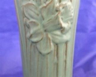 1027 - Art pottery vase 10 1/4" tall
