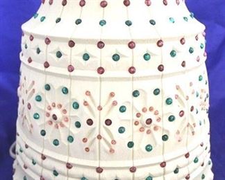 1044 - Vintage Lawnware hanging swag light fixture 9 x 10 1/2