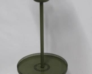 1283 - Vintage Mid Century Toleware Floor Lamp 56.5" tall