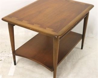 2501 - Lane Acclaim inlaid 2 tier side table 20 x 28 x 21