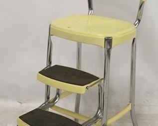 2505 - Stylare Mid-Century Ladder/Stool 35" h x 14" d x 16" w (stool part tucked in)