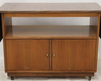 2735 - Vintage drop side server on wheels 30 x 44 x 20