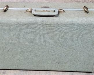1614 - Light blue Samsonite suitcase 14 x 21 x 8