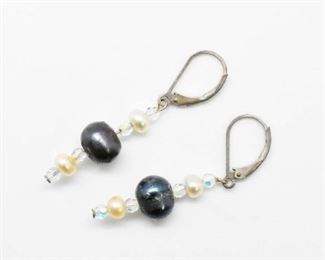 Sterling Silver Pearl Earrings