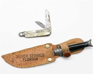 Two Advertising Knives