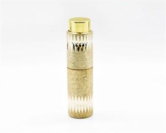 Refillable Gold Tone Perfume Bottle West Germany