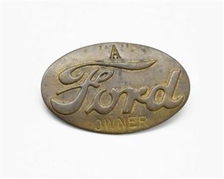 "A Ford Owner" Brooch / Pin