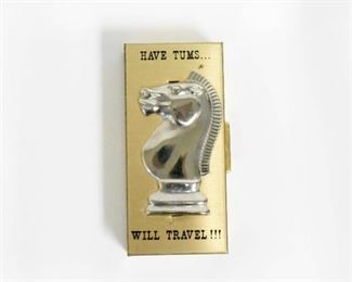 Vintage "Have Tums Will Travel" Metal Case