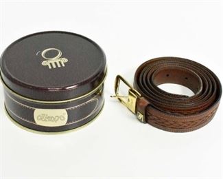 Pierre Cardin Brown Leather Belt