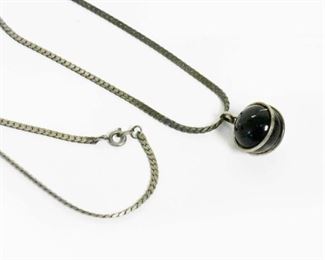 Smoky Quartz Pendant with 23" Chain