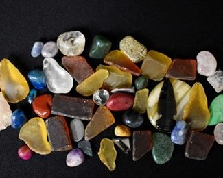 Various Polished Stones - 14.5 Ounces