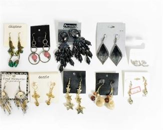 10 Pairs Earrings - Dazzle Liz Claiborne & More