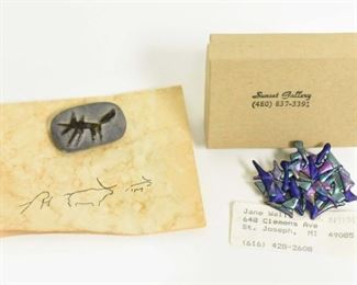 Raku Native Brooch & More