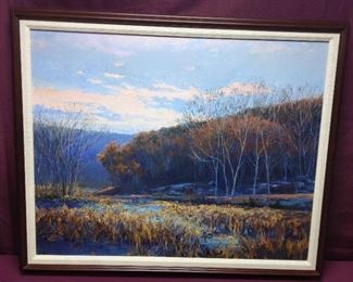 M. Bower Framed Canvas