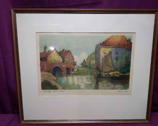 Frederic Van Helm Etching