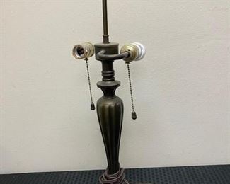 Dual Light Metal Lamp Base