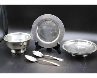 Lot of Vintage WM A. Rogers, Gorham, Oneida Silverplate Dishes More