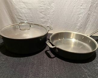 All Clad Stockpot and Skillet