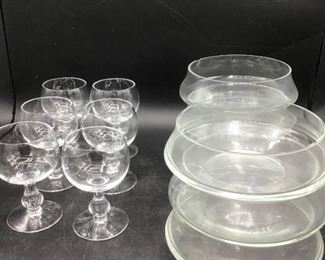 Aperitif Glasses Bowls