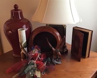 Brass Lamp, Lidded Vase, and More Unique Collectibles