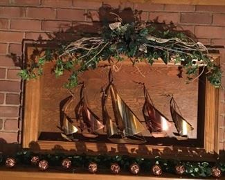 Brass Sailboats And Decor