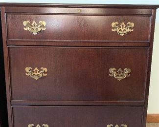 Cabinet With Key Lock File Organizers