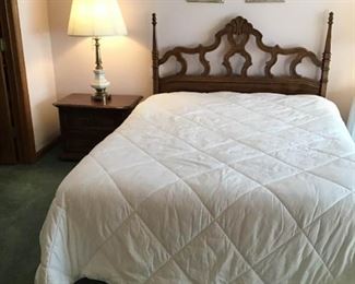 Drexel Talavera Queen Bed and Nightstand