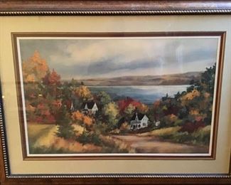 Fall Lake Scene Print