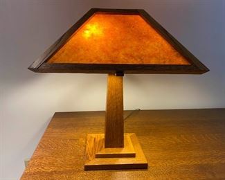 Hand Crafted Wood Lamp