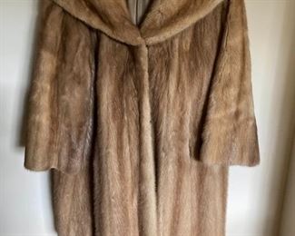 Knee Length Mink Coat