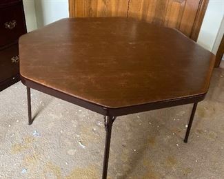 Octagon Card Table
