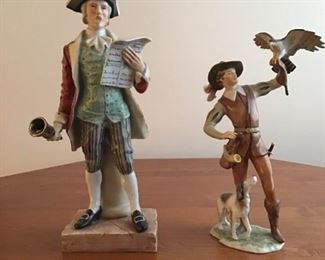 Pair of Unique Porcelain Figures