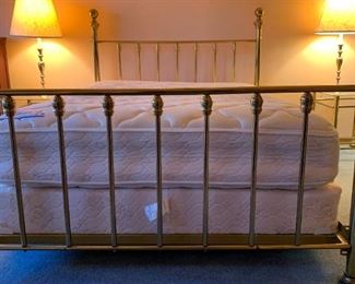 Queen Brass Finished Bed Frame