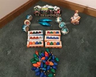 Vintage Glass Christmas Decorations