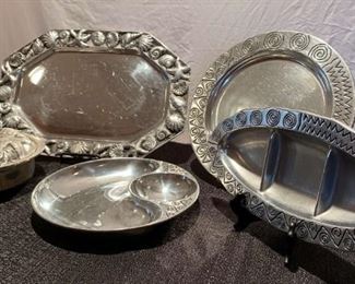 Wilton Armetale Serving Platters And More