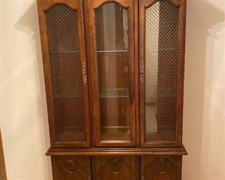 Wood Display Cabinet