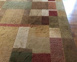Wool Rug in Rustic Autumn Hues