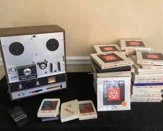 Akai 8 Track and Tapes