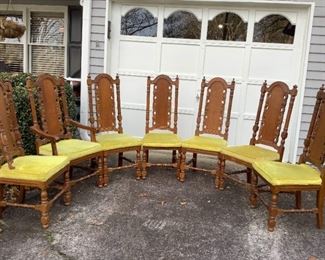 Seven Dining Room Chairs