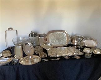 Vintage Silver Serving Ensemble