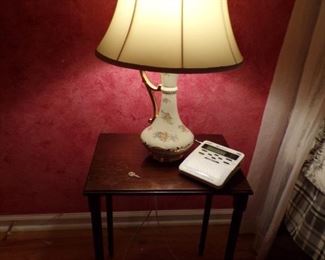 lamp & table