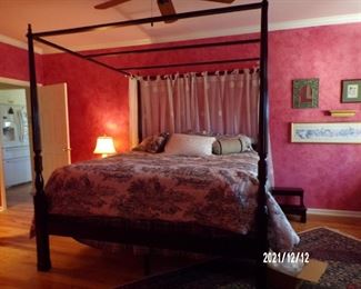 another shot of the bed, king