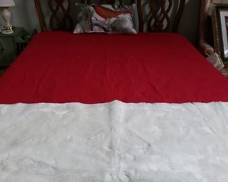 Queen bed and headboard