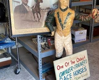 https://www.ebay.com/itm/115439389219 ORL5001 Jockey Hitching Post ~4ft Bourbon St New Orleans - Steve Valenti Padlock Lounge - Cast Iron