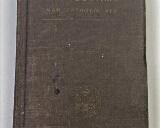 https://www.ebay.com/itm/125424849349	NC705 WWII ISSUED NEW TESTAMENT ROMAN CATHOLIC BIBLE IN GOOD SHAPE, 1941		BIN	99.99
